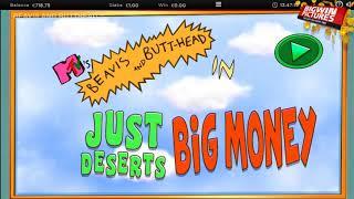 Beavis And Butthead Slot - 2 Features BIG WINS!
