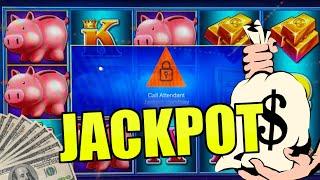 Playing Slots in The High Limit Room! ⋆ Slots ⋆ $50 Spins on Lock it Link Piggy Bankin!