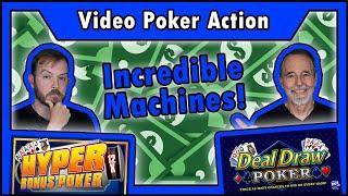 INCREDIBLE Video Poker Machines: Hyper Bonus & Deal Draw • The Jackpot Gents