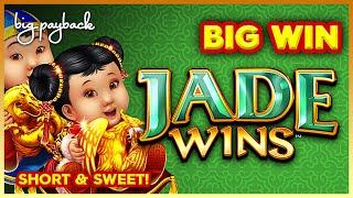 MAX BET BONUS! Jade Wins Slot - SHORT & SWEET!