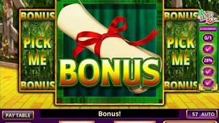WIZARD OF OZ: FOLLOW THE YELLOW BRICK ROAD Video Slot Game with a FREE SPIN BONUS