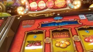 Gold Rush fruit machine. Two features.