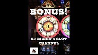 ~*** BONUSES! ***~ Lord of the Rings Slot Machine - 3 REEL - LOOK UP! • DJ BIZICK'S SLOT CHANNEL