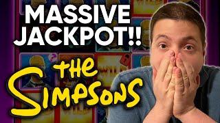 BIGGEST JACKPOT ON YOUTUBE FOR THE SIMPSONS SLOT! ABSOLUTELY EPIC SESSION! Victor Makes His Debut!