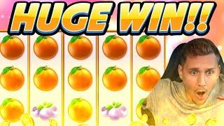 HUGE WIN!!! Extra Juicy BIG WIN - Casino game from CasinoDaddy Live Stream
