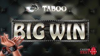 BIG WIN ON TABOO SLOT BONUS (ENDORPHINA) - 7,50€ BET!
