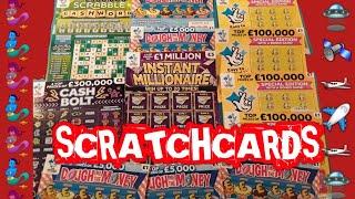 INSTANT MILLIONAIRE..Scrabble.Cashword..£100,000 Yellow..DOUGH MONEY.. mmmmmmMMM
