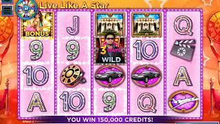 WHEEL OF FORTUNE: LIVE LIKE A STAR Video Slot Casino Game with a 