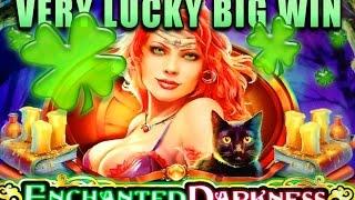 Enchanted Darkness Slot Machine ~ Very Lucky Big Bonus Win