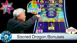 ⋆ Slots ⋆️ New - Sacred Dragon Majestic Riches Slot Machine, Both Bonus Features