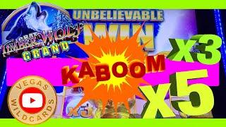 ⋆ Slots ⋆TIMBERWOLF GRAND ⋆ Slots ⋆ KABOOM! x3 x5 WIN !!! ($3 Bet SLOT GAME BONUS)