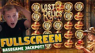 HUGE WIN!! Lost Relics Big Win from base game - online casino (20€ bet)