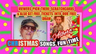 SCRATCHCARDS...& £30.00 FREE DRAW.FOR THE VIEWERS WHOPICK CARDS..& CHRISTMAS SONGS WITH ALBERT ⋆ Slots ⋆