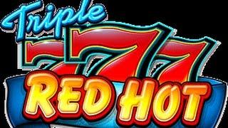 •Triple red hot 7's • Live Slot Machine Play •