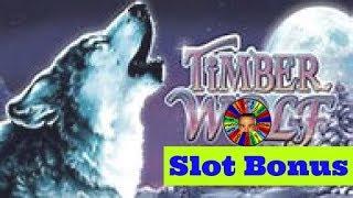 •Timberwolf Slot Machine Bonus•