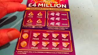 Lovely Jubly!!..EXCLUSIVE..BIG DADDY(4 Million)Scratchcard..20x CASH..Millionaire 7's..