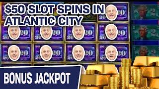 ⋆ Slots ⋆ I’m In ATLANTIC CITY Doing $50 SPINS on SLOTS ⋆ Slots ⋆ Give Me That HANDPAY