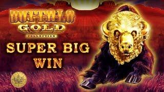 *SUPER BIG WIN* in a retrigger city of Buffalo Gold - Slot Machine Bonus