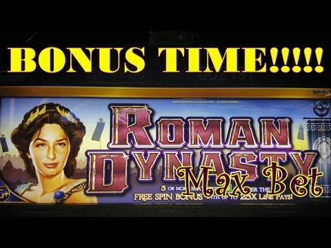 *GOOD WIN* Roman Dynasty | MAX BET | Slot Machine Bonus