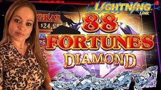 LET’S PLAY A VARIETY! 88 FORTUNES DIAMOND BIG WIN!• TIMBERWOLF GRAND •LIGHTNING LINK MAGIC PEARL•️