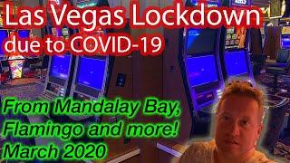 Las Vegas Strip Lockdown/Shutdown March 2020 Due To Coronavirus - Mandalay Bay, Flamingo, And More!