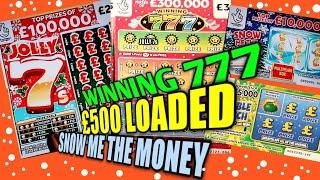 FANTASTIC GAME..LOTS OF SCRATCHCARDS & WINS..WINNING 777..JOLLY 7s..ORANGE £250,000..HOT £50.