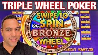 *** BONUS VIDEO *** - Double Double Bonus Triple Wheel Poker!! •️ •️ •️ •