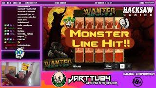 MONSTER LINEHIT!! SICK WIN FROM WANTED DEAD OR A WILD!!