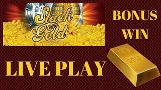 Stack of Gold Slot Machine *BONUS* Nice Win! Thunder Valley Casino
