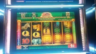 Great Africa Konami Slot Machine Bonus & Retrigger