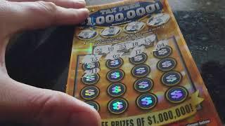 ONE SCRATCH OFF WINNER! 2 $1,000,000 TAX FREE MICHIGAN LOTTERY SCRATCH OFF TICKETS