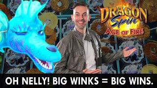 BIG Winks = BIG WINS on the Newest Dragon Spin: Age of ⋆ Slots ⋆ #ad