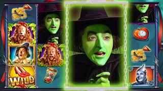 THE WIZARD OF OZ: WONDERFUL LAND OF OZ Video Slot Casino Game with WICKED WITCH'S FREE SPIN BONUS
