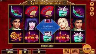 Grand Casanova video slot - Amatic and Amanet online Review