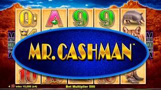 LONGHORN DELUXE Video Slot Casino Game with a MR CASHMAN WHEEL BONUS