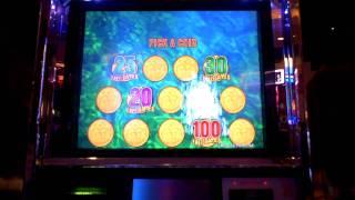 Lucky Fountain Advantage 5 slot bonus win with re-trigger at Parx Casino.
