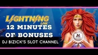 ~$$ 12 Minutes of  BONUSES! $$~ Magic Pearl Slot Machine ~ LIGHTNING LINK • DJ BIZICK'S SLOT CHANNEL