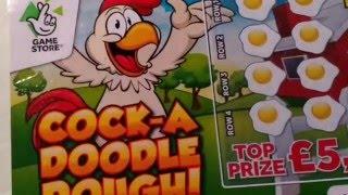 Scratchcard Extra...Cock a Doodle dough..Match 3 Tripler..250.000 Blue