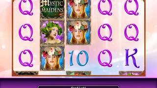 MYSTIC MAIDENS Video Slot Casino Game with a RETRIGGERED LUCKY LADIES FREE SPIN BONUS