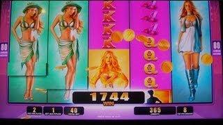 Fashionista BONUS FREE SPINS Slot Machine Win