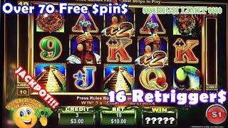 $$$ RARE High Limit Bonus with jackpot over 70 free spins$$$$$$