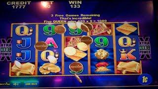 Stack of Gold Slot Machine Bonus - 2 Bonuses - Free Spins Win