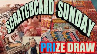 Scratchcards"Lasting Over half hour".Wow!....and •FREE PRIZE DRAW FINAL••...Name them Pigs•