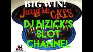 ~***$ BIG WIN $***~ Jungle Cats 2 Slot Machine ~ AWESOME BONUS! • DJ BIZICK'S SLOT CHANNEL