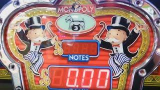 £5 Challenge Monopoly Fruit Machine at Funland Hayling Island (IOW Arcade Tours Shoutout)