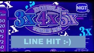 **NICE WIN** 25c Double Times Pay | Line Hit | MAX