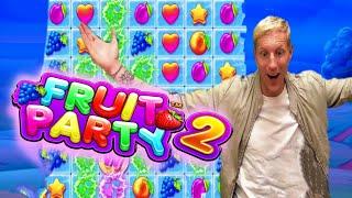 ⋆ Slots ⋆ FRUIT PARTY 2 SENSATIONAL BIG WIN BY E-BRO FROM CASINODADDY ⋆ Slots ⋆