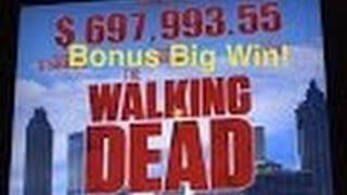 The Walking Dead Slot Machine Bonus-BIG WIN!