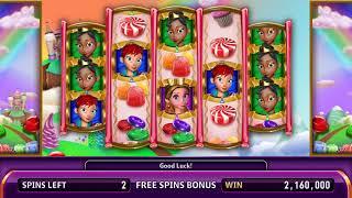 SUGAR PALACE Video Slot Casino Game with a CANDY THRONE FREE SPIN BONUS