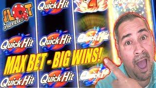• BIG MONEY SESSION • Quick Hits Jackpots Slot Machine Live Play MAX BET! | Slot Traveler